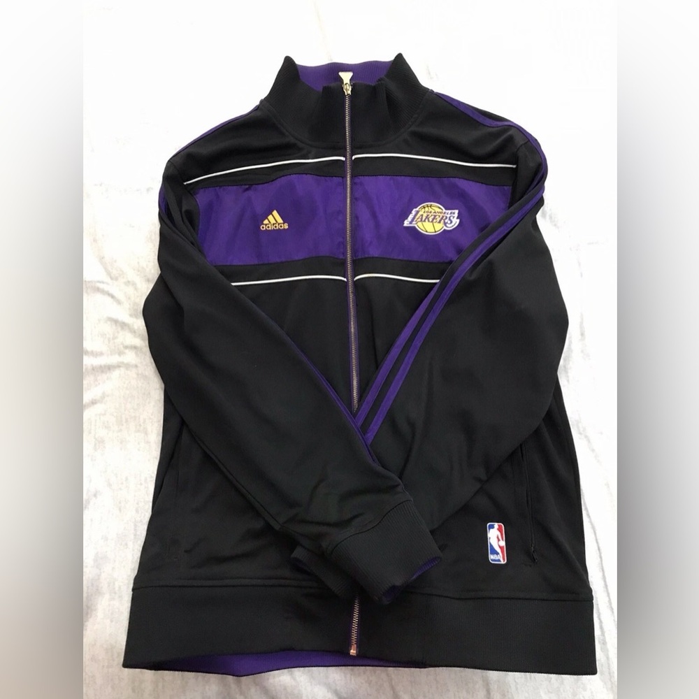 Lakers Adidas World Champions 2010 Jacket. NBA Size Large